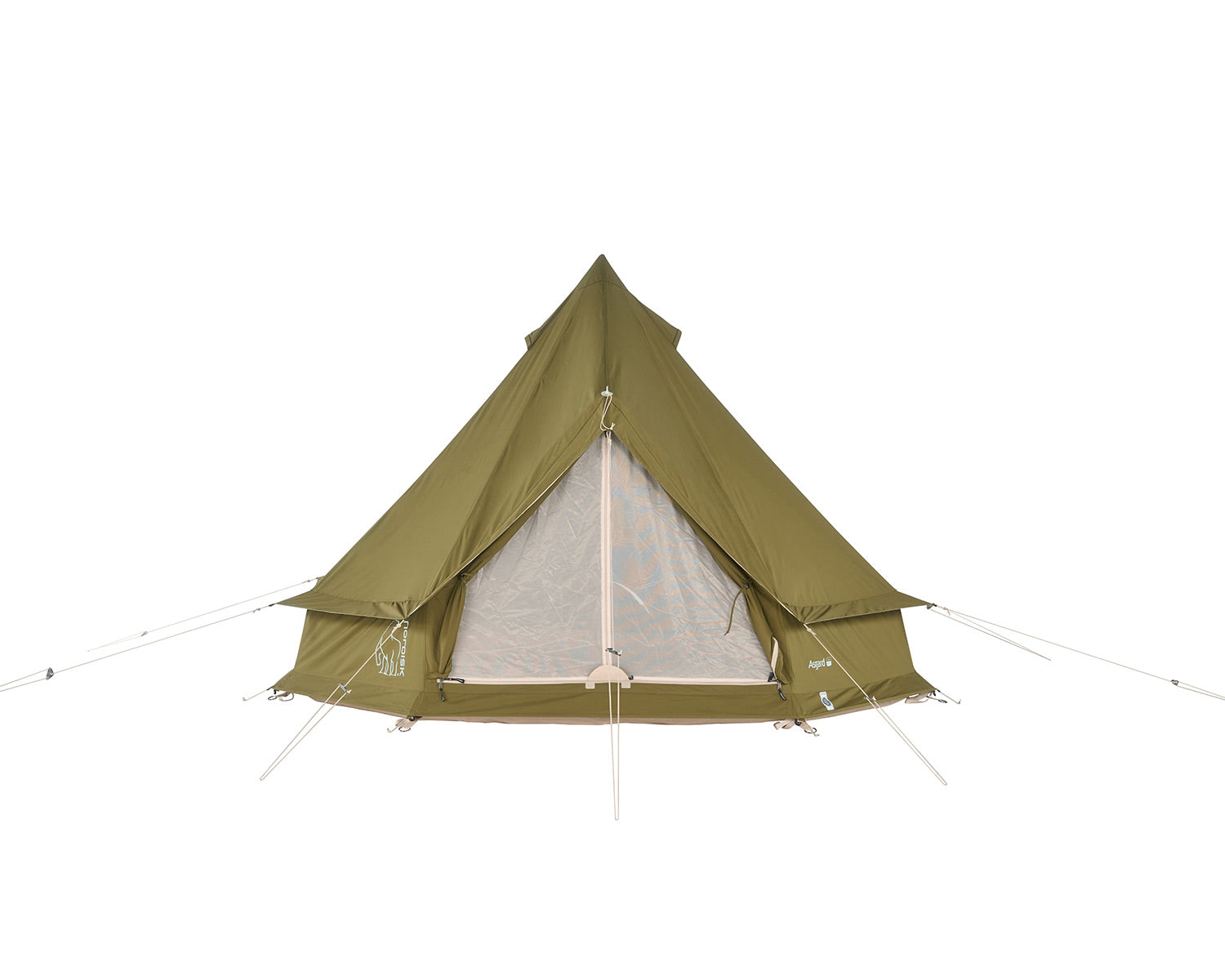 Asgard 7.1 Glamping Zelt - 7.1 m² | 3 Personen | Green Khaki
