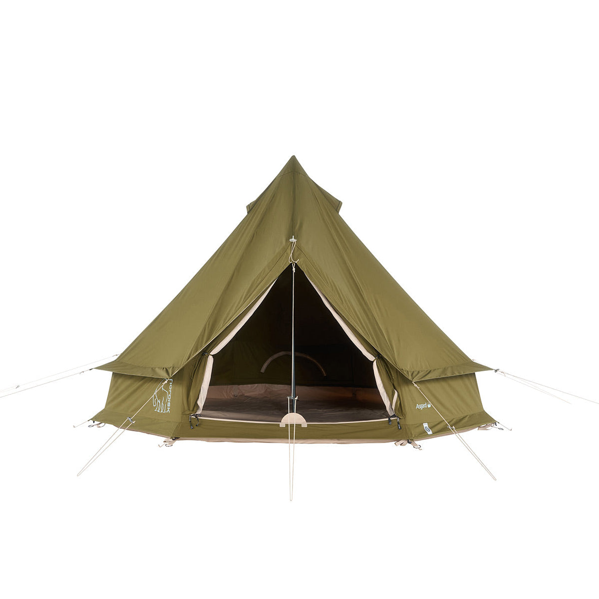 zelt 7x7 Asgard 7.1 Glamping 7.1 m² 3 Green Khaki Sattelstütze ERGOTEC SP-10.0 (Ø27,2 EOSS20 Style:Black