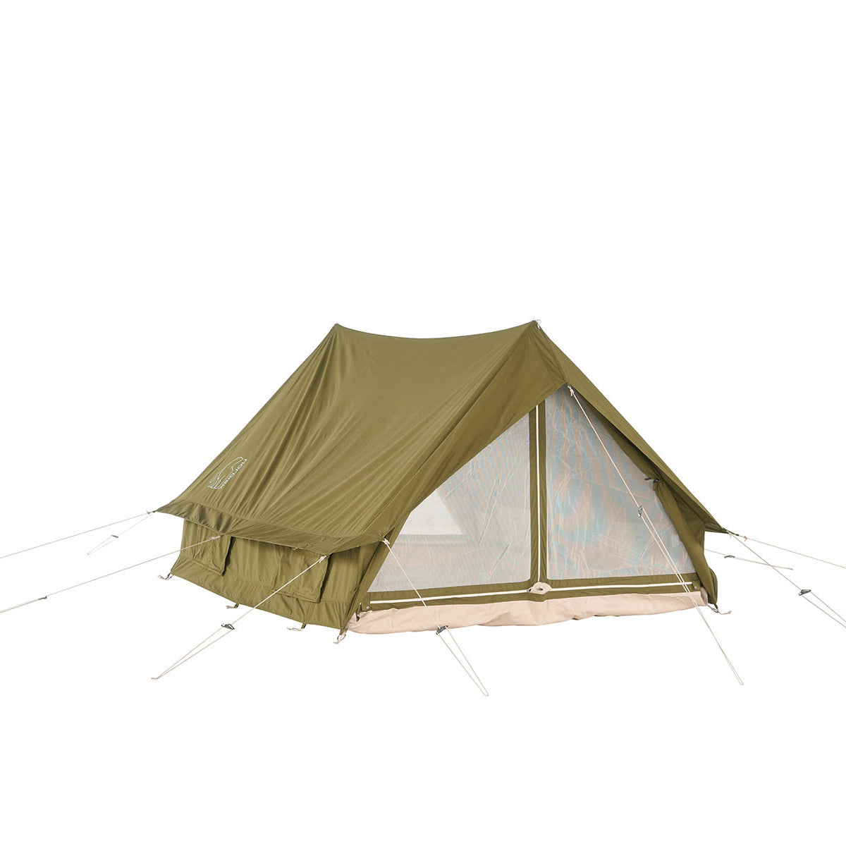 Ydun 5.5 Glamping Zelt 5.5 m² 4 Green Khaki