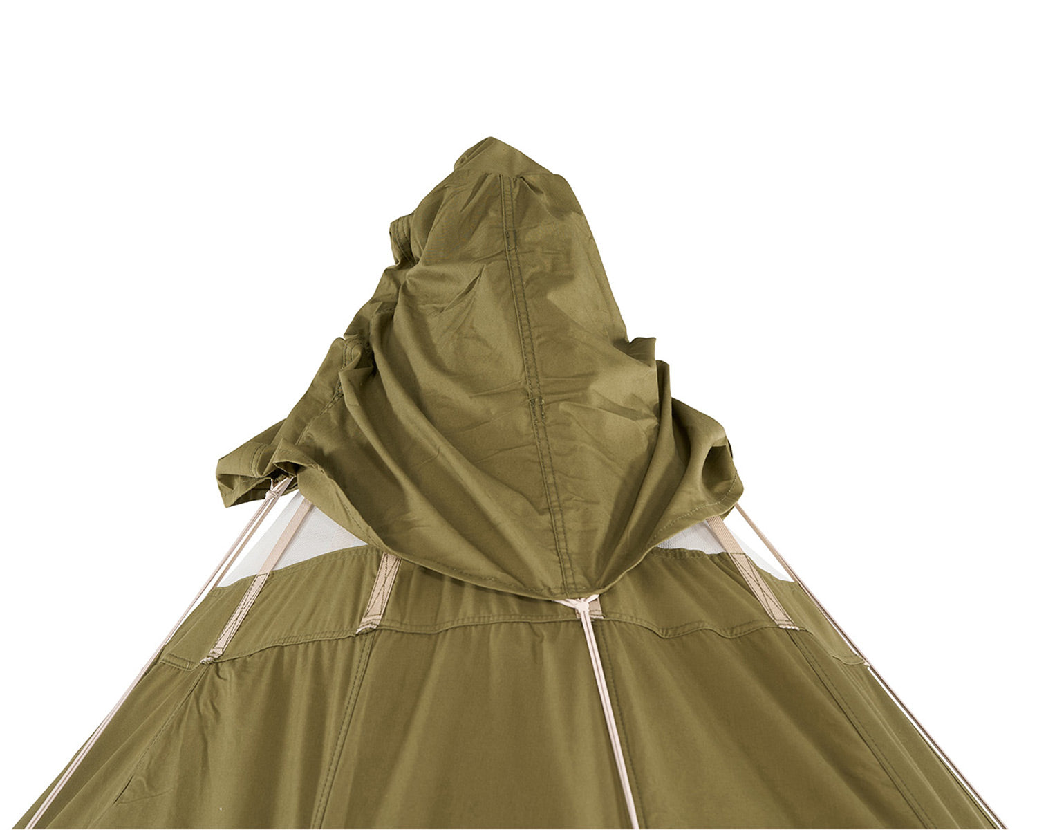 Alfheim 12.6 Glamping Zelt - 12.6 m² | 6 Personen | Green Khaki
