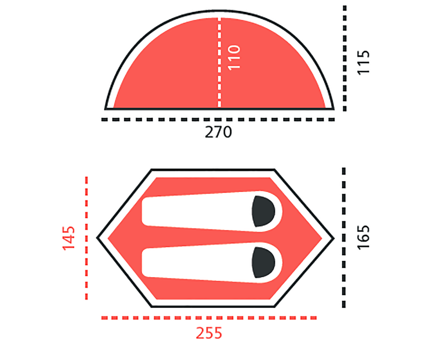 Cardova 1 Zelt - Capulet Olive