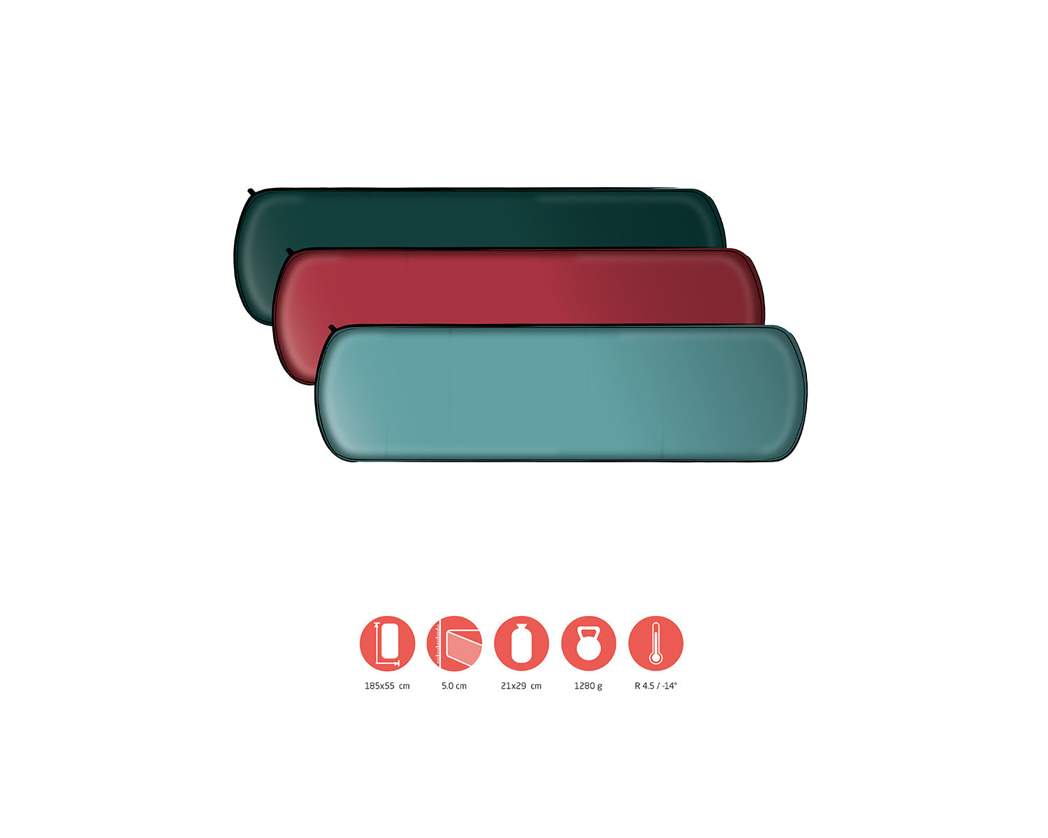 Hattan 5.0 M Matte - American Beauty Red