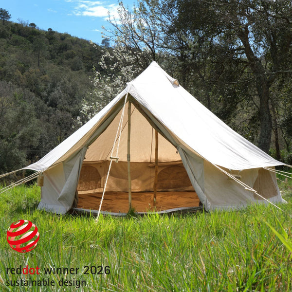 Asgard Eco 12.6 Glampingzelt 12.6 m² 6 Sandshell