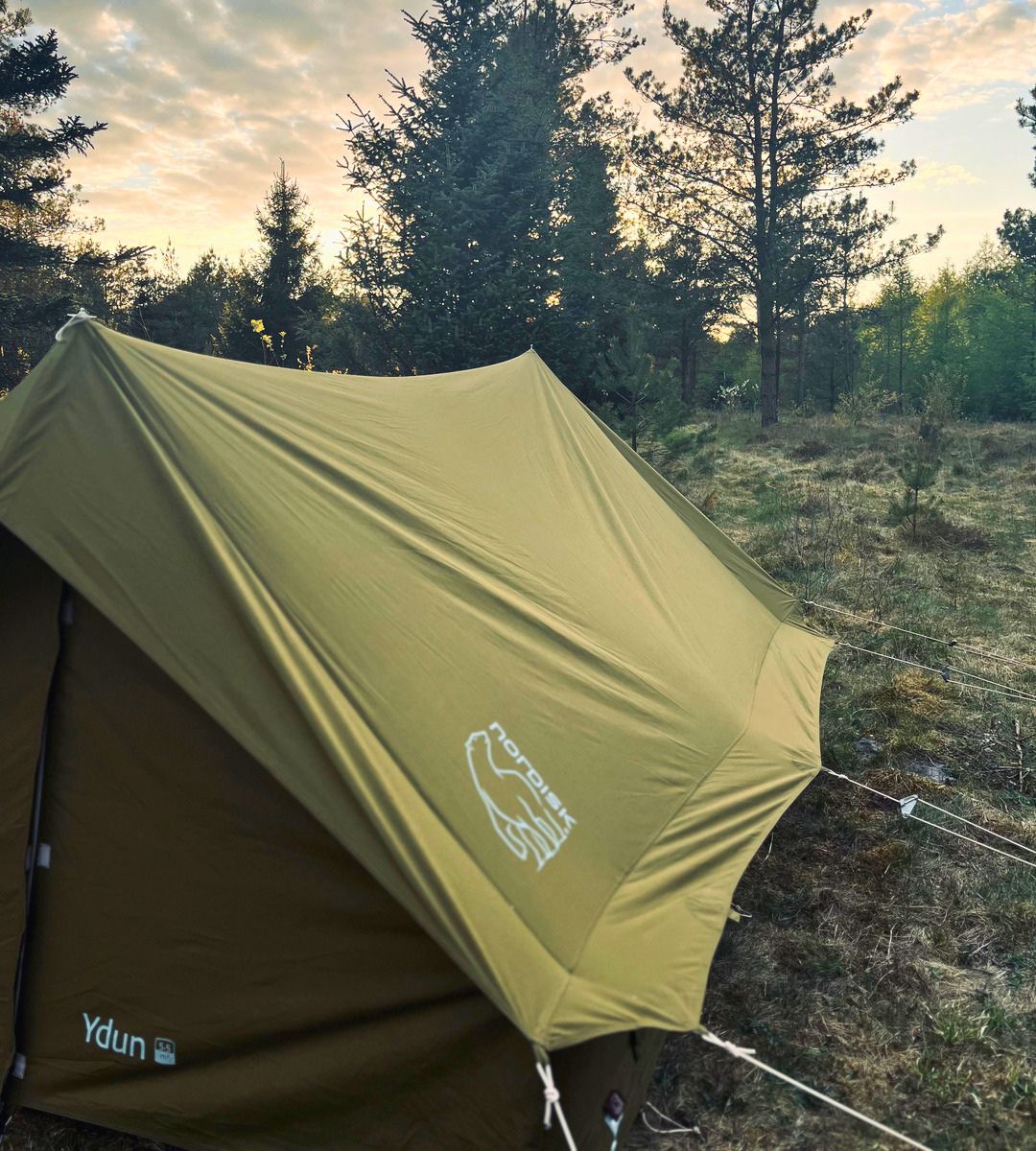 Alfheim 12.6 Glamping Zelt 12.6 m² 6 Green Khaki | Nordisk