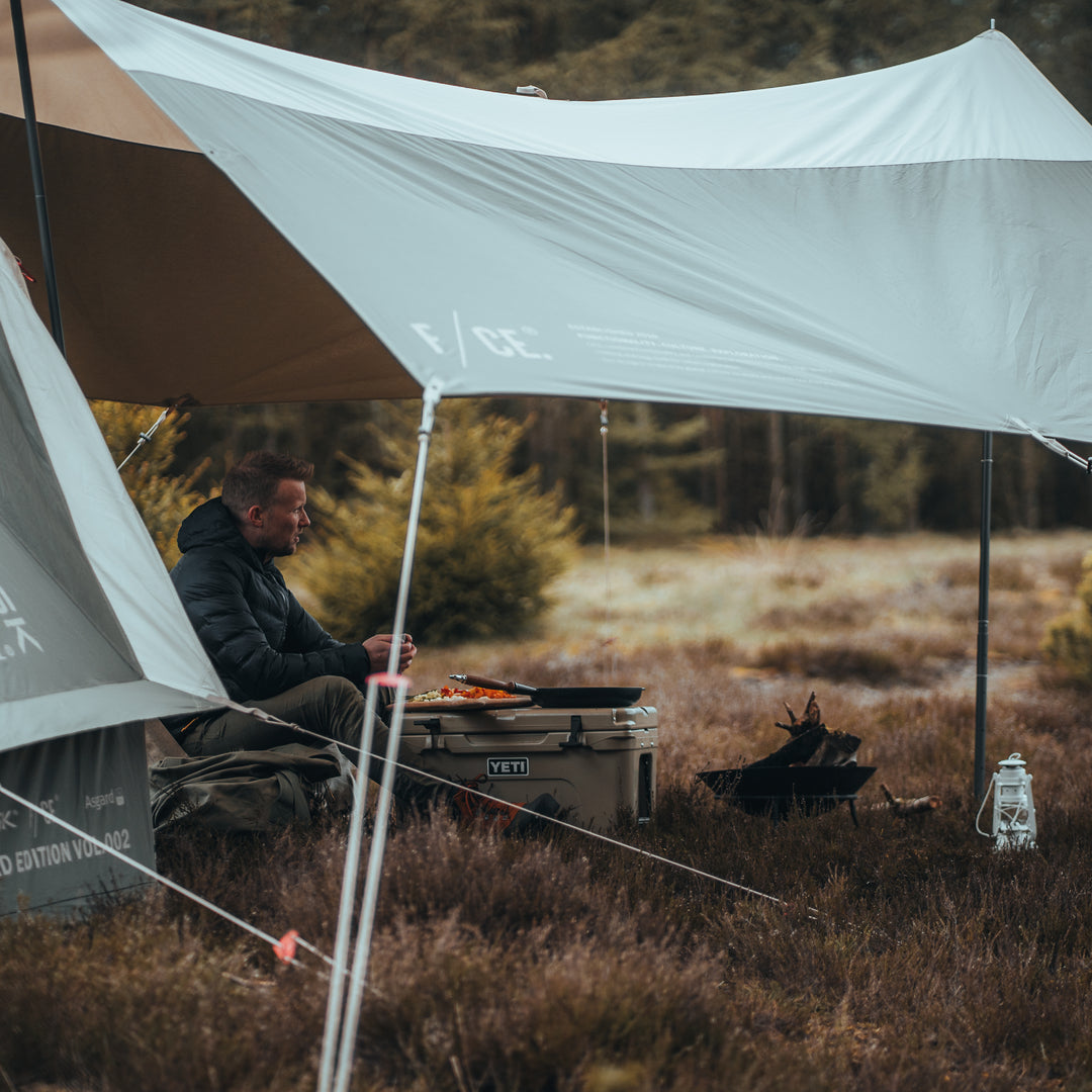Kari 12 Baumwolle-Tarp - 12 m² | Sage Green