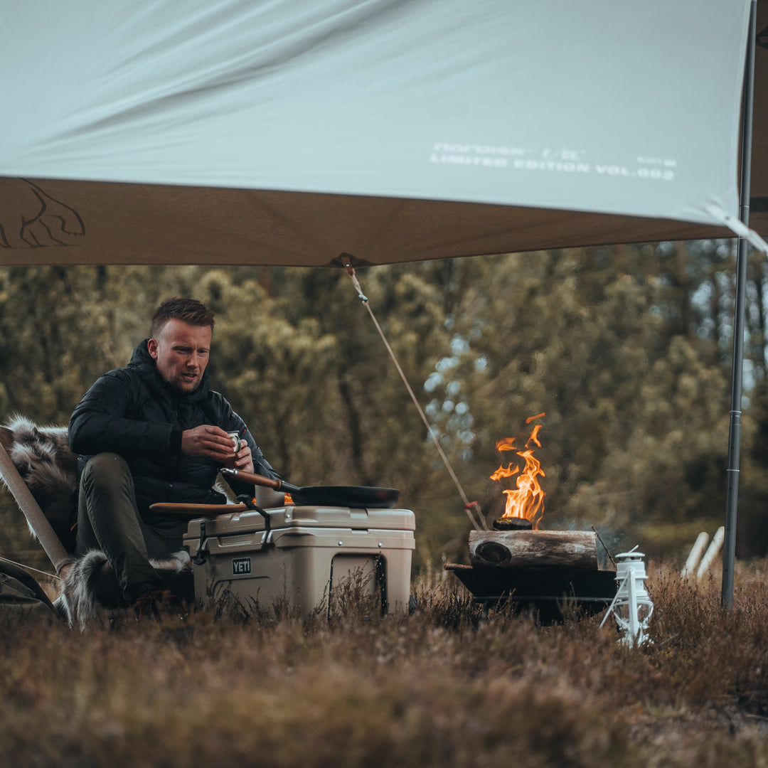 Kari 12 Baumwolle-Tarp - 12 m² | Sage Green