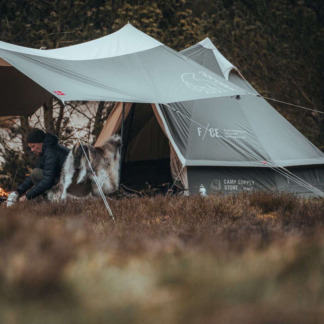 Kari 12 Baumwolle-Tarp - 12 m² | Sage Green