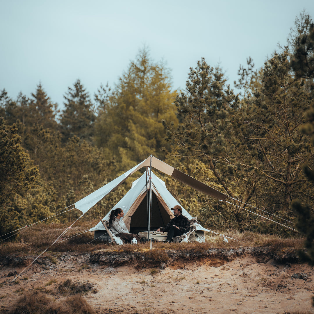 Kari 12 Baumwolle-Tarp - 12 m² | Sage Green