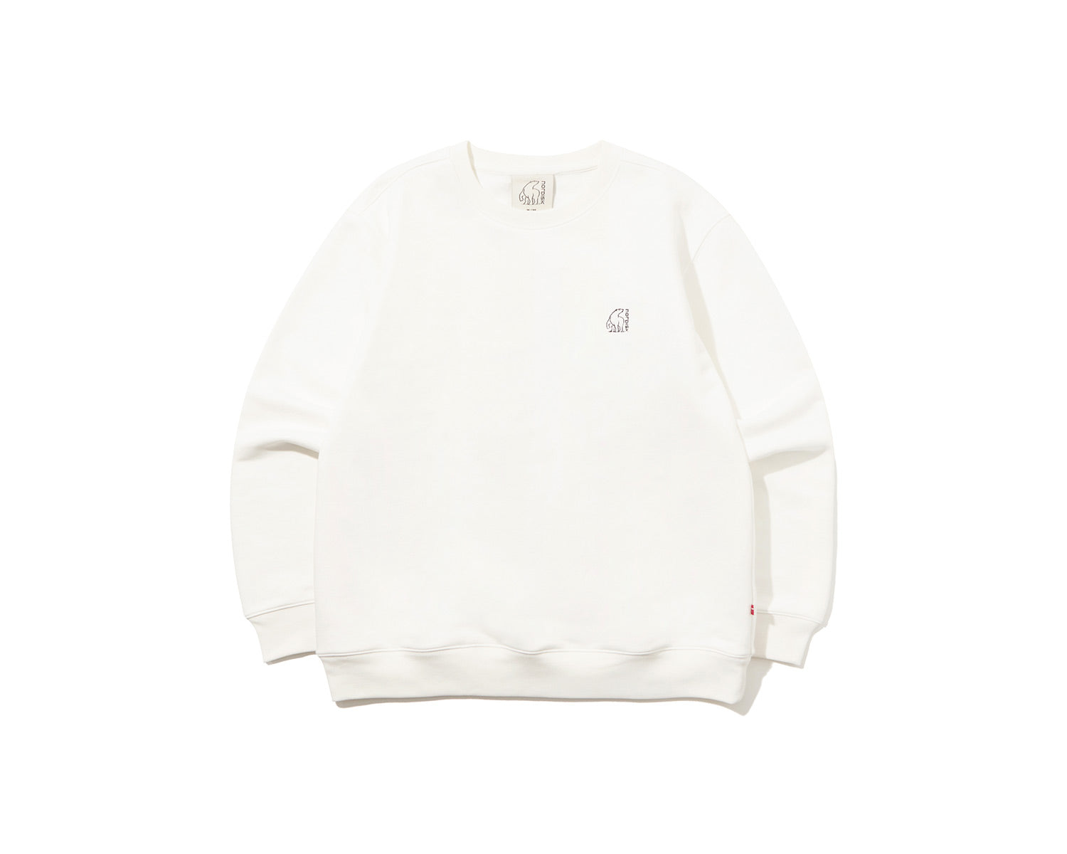 Cartoon Sauna Eisbär Graphic Sweatshirt Unisex - Off White