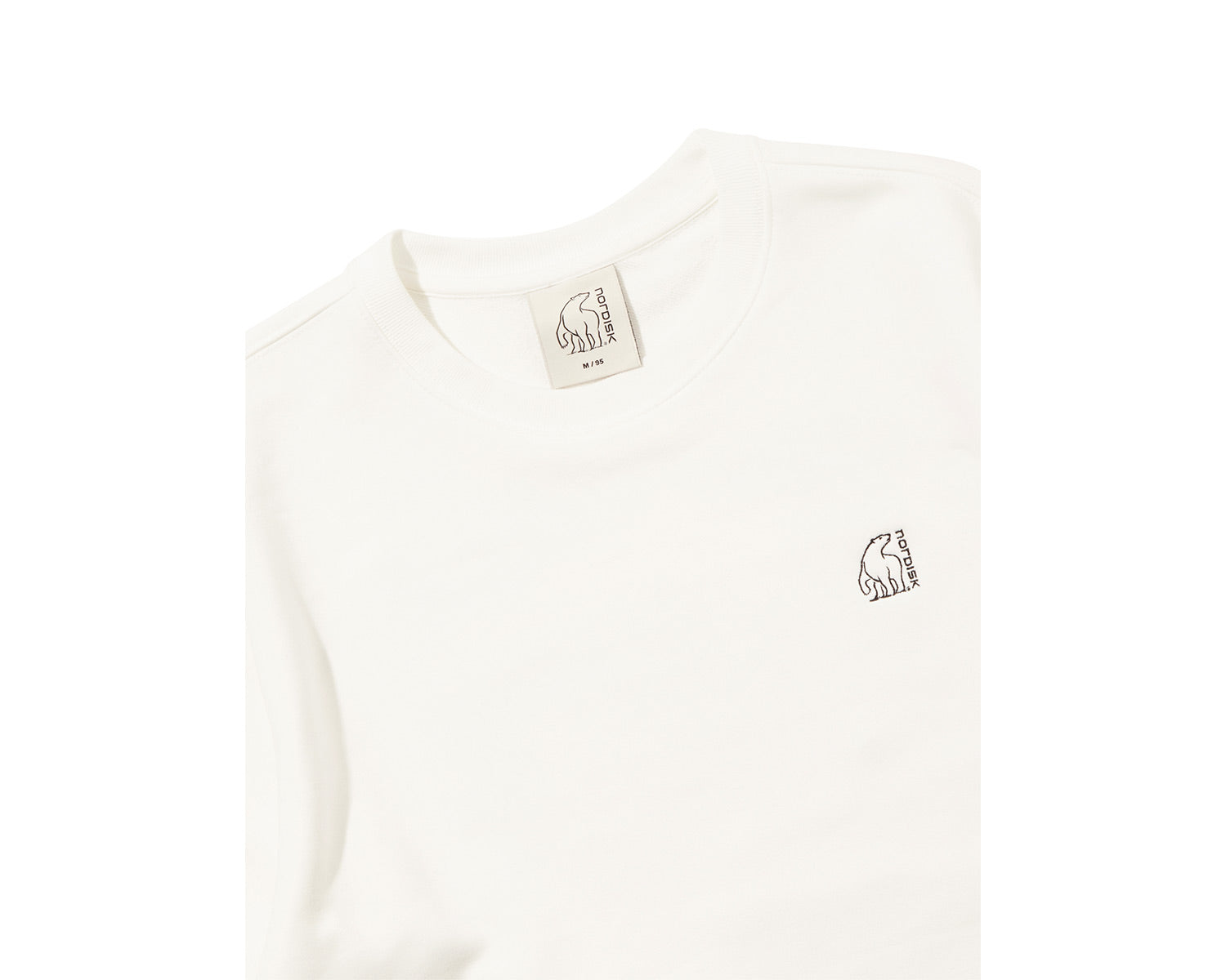 Cartoon Sauna Eisbär Graphic Sweatshirt Unisex - Off White