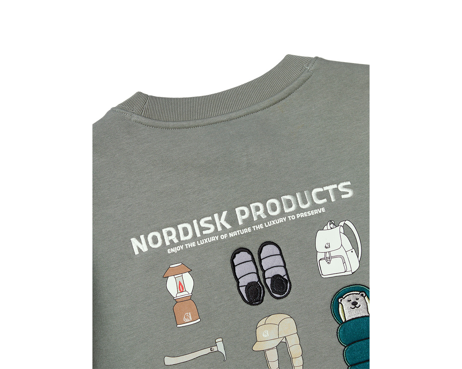 Camping Sweatshirt Unisex - Jade