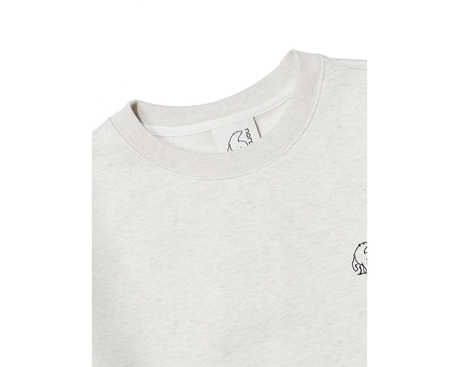 Camping Sweatshirt Unisex - Oatmeal Melange Beige