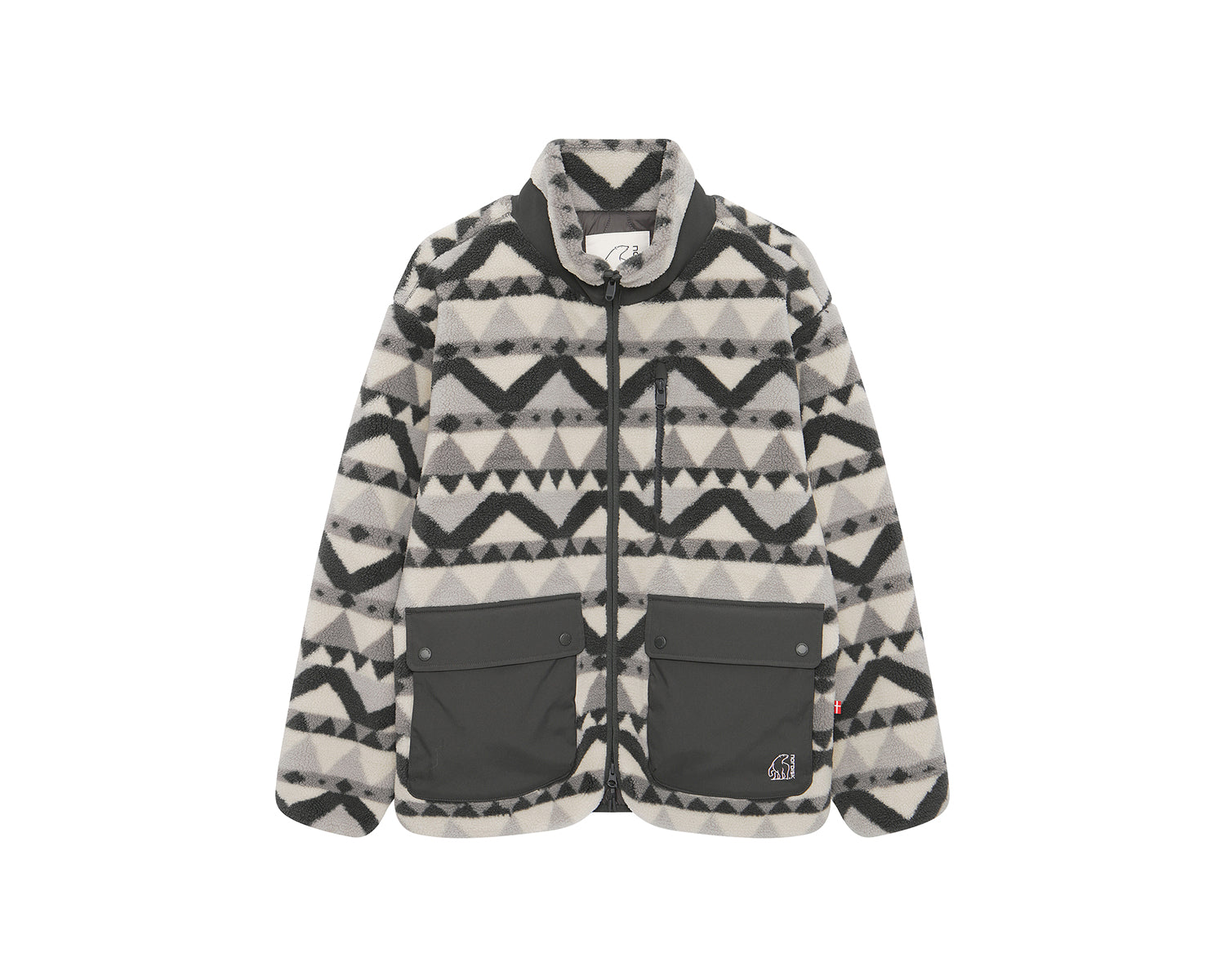 Fleecejacke Unisex - Grey