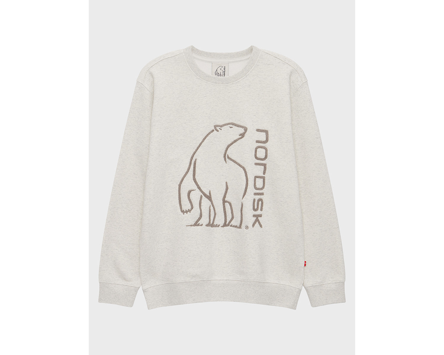 Basic Sweatshirt Unisex - Oatmeal Melange Beige