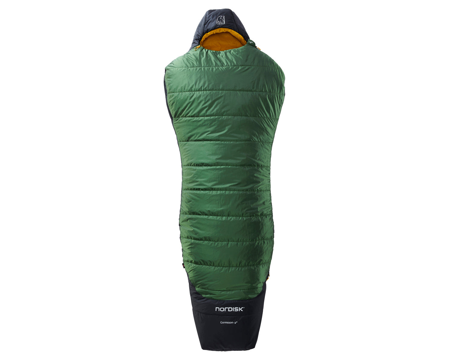 Nordisk Gormsson -2° Curve sleeping bag Artichoke Green/Mustard Yellow/Black