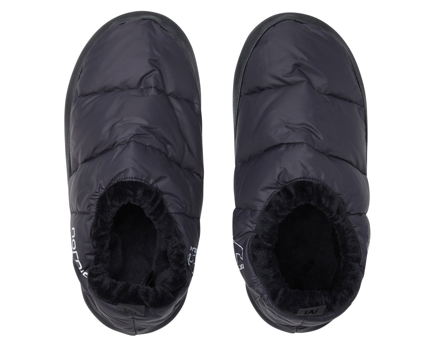 Nordisk Mos down slippers Black