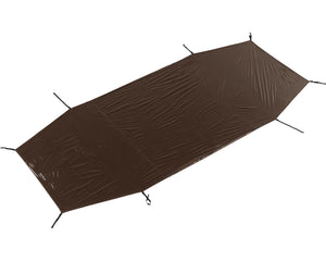 Oppland 3 PU/SI/LW Zeltunterlage - Black