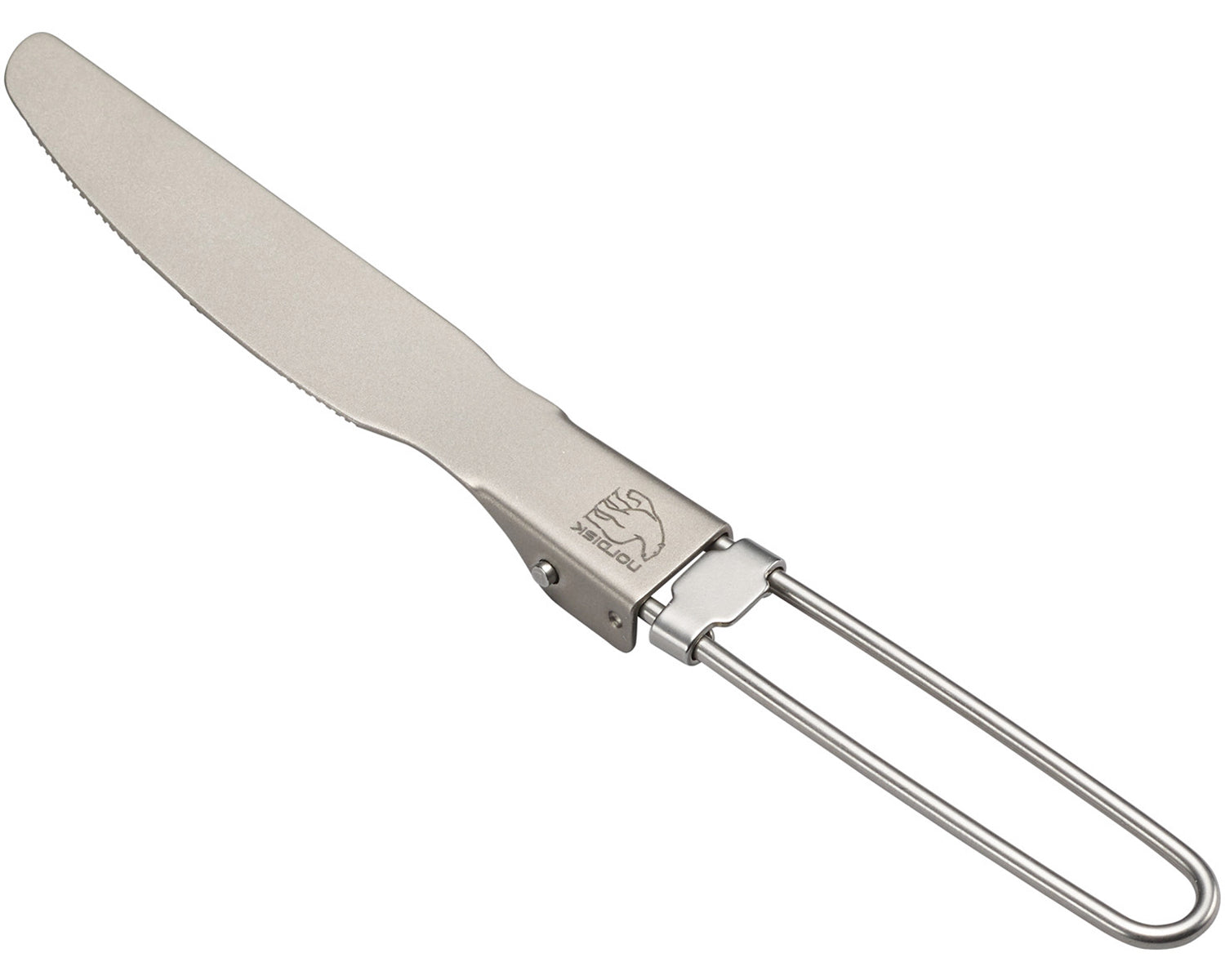 Titanium foldable knife - Knife - Matt Silver