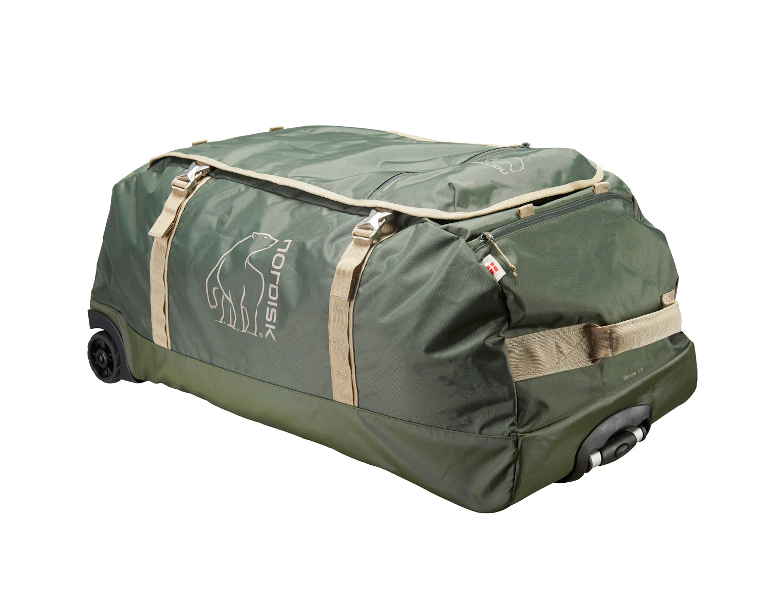 Nordisk Verran 115 Wheeled Duffel 115 L Forest Green