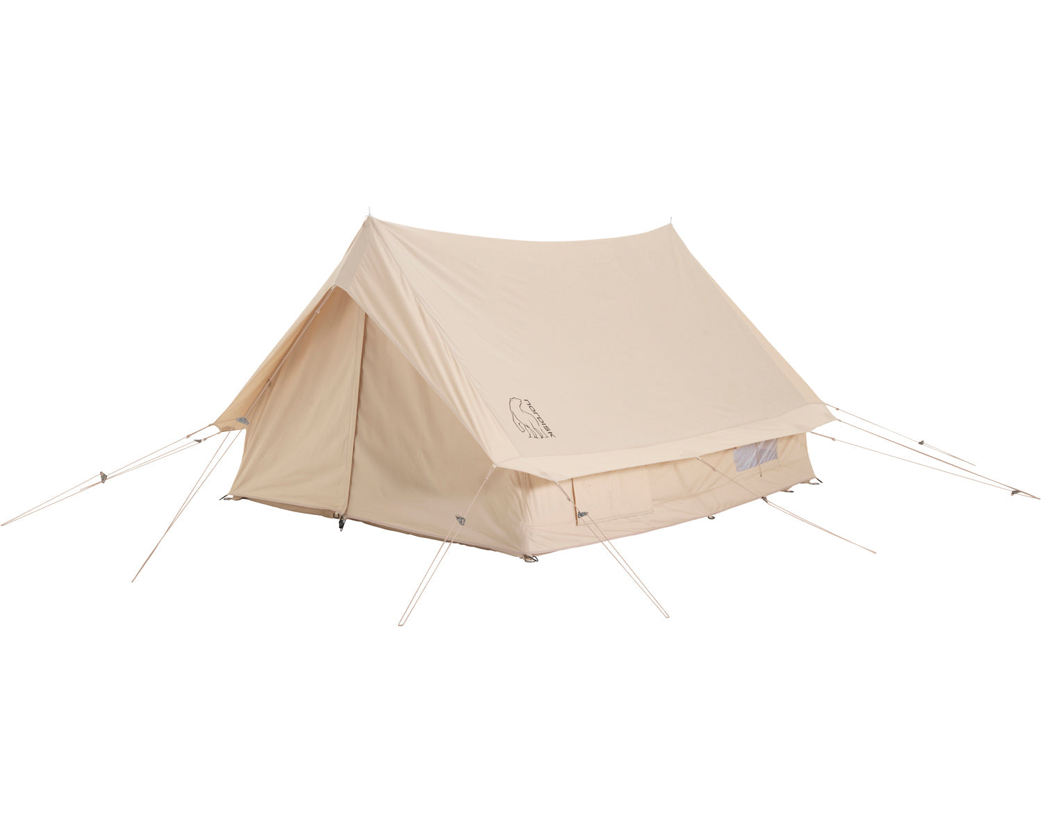 Ydun 5.5 m² glamping tent - 4 person - Natural