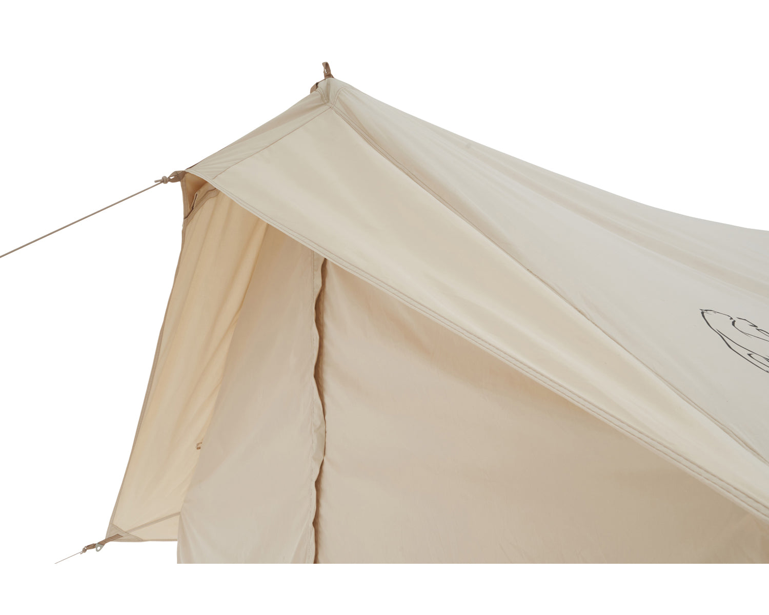 Ydun Sky 5.5 Glamping Zelt - 5.5 m² | 4 Personen | Sandshell